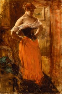 La Toilette (olie på lærred)