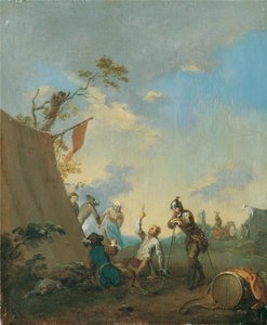 Soldater i lejren