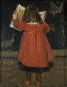 Portræt af kunstnerens datter, Alethea Garstin