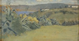 Tangier Landscape, ca. 1885 (olie på panel)