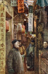 En gade i Canton, Kina af Norman Hardy