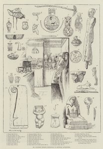 Mr Flinders Petries udstilling af egyptiske antikviteter af Norman Hardy