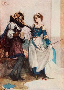 The Gentle Katherine, The Taming of the Shrew, Act II Scene 1, illustration fra 