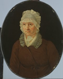 Portræt af en gammel kvinde, ca. 1800