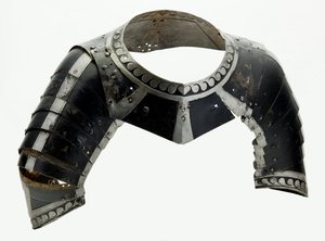 Almain Collar, ca. 1580 (lakeret stål med moderne læder) af North German School