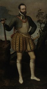 Portræt af en mand i rustning, ca. 1550