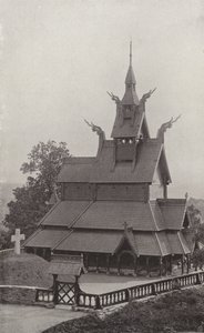 Fortun Trækirke af Norwegian Photographer