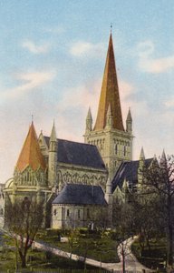 Norge / Norway: Trondhjems Domkirke (foto i farver) af Norwegian Photographer