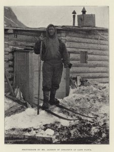 Foto af Mr. Jackson af Johansen ved Cape Flora (s/h foto) af Norwegian Photographer