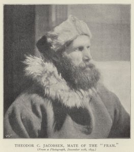 Theodor C Jacobsen, styrmand for "Fram" (s/h foto) af Norwegian Photographer