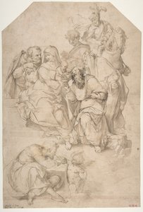 Magiernes tilbedelse, 1500-1571 af Nosadella