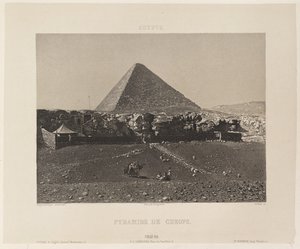 Egypten. Cheops-pyramiden af Nöel Marie Paymal Lerebours