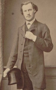 Portræt af komponisten Charles Lenepveu 1840-1910, 1870. af Numa Blanc
