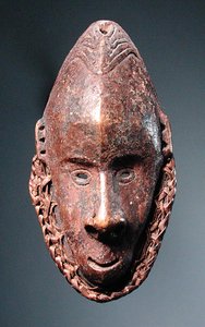 Sepik Mask, fra Papua Ny Guinea (træ) af Oceanic Oceanic