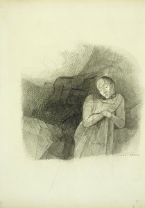 Tilsynekomst, 1870-75 af Odilon Redon