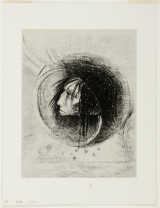 Blossoming, tallerken en fra In Dreams af Odilon Redon