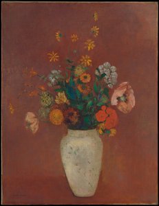 Buket i en kinesisk vase af Odilon Redon