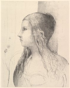 Brunhilde (Gudernes ragnarok) af Odilon Redon