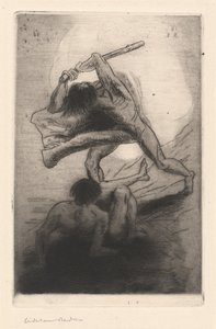 Kain og Abel af Odilon Redon