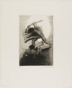 Kain og Abel af Odilon Redon