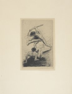 Kain og Abel af Odilon Redon