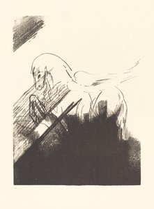 Cheval aile (Winged Horse) af Odilon Redon