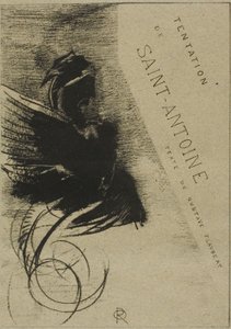 Cover-Frontispice til Sankt Anthonys Fristelse af Odilon Redon