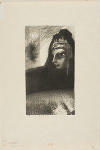 Dark Peak af Odilon Redon