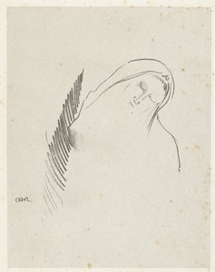 Fra slaap Søvnen af Odilon Redon