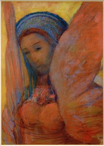 Die Lyra (Sphinx) af Odilon Redon