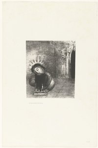 En lang pop farven af ​​blod ...une longue chrysalide couleur de sang... Tentation de Saint-Antoine (2) (serietitel) Temptation of Saint Anthony (serietitel) af Odilon Redon