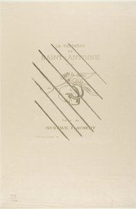 Frontispice/Titelplade til Tentation de St. Antoine af Odilon Redon