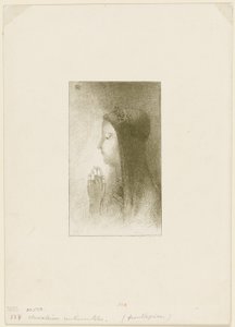 Frontispice for Chevalieres sentimentales af Ferdinand Hérold af Odilon Redon