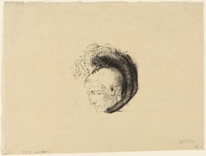 Frontispice til Den idealistiske bevægelse i maleri af André Mellerio af Odilon Redon