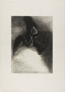Frontispice til A Gustave Flaubert (Til Gustave Flaubert) af Odilon Redon