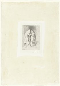 Mystisk samtale Entretien mystique (titel på objekt) af Odilon Redon