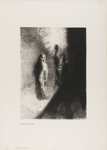 Han rejser bronzeurnen, plade 4 af 10 af Odilon Redon