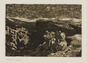 Ryttere i Kamp af Odilon Redon