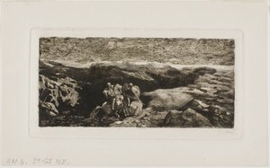 Ryttere i Kamp af Odilon Redon