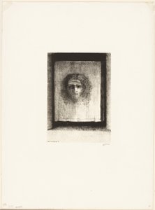 Det var et slør, et aftryk, plade 1 af 6 af Odilon Redon