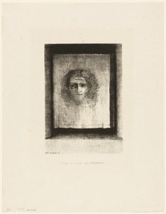 Det var et slør, et aftryk, plade 1 af 6 af Odilon Redon
