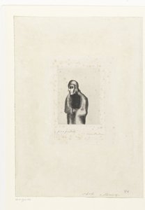 Kleine prælaat Lille prælat (titel på objekt) af Odilon Redon