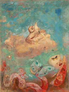 Apollons vogn. Maleri af Odilon Redon (1840-1916), olie på lærred, omkring 1912. Fransk kunst, 20. århundrede, symbolik, nabis. Museum of Modern Art, New York (USA). af Odilon Redon