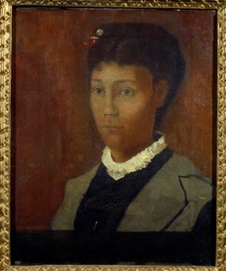 Madame Odilon Redon Portræt af Camille Redon, født Falte (1853-1923) af Odilon Redon