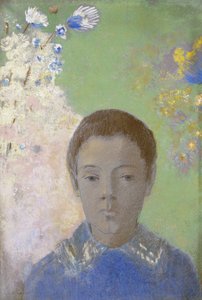 Portræt af kong Redon, ca. 1898 af Odilon Redon