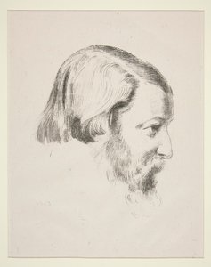 Portræt af Paul S?rusier af Odilon Redon