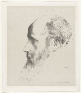 Portræt af Edouard Vuillard af Odilon Redon