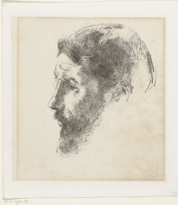 Portræt af Pierre Bonnard af Odilon Redon