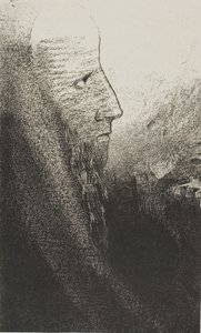 Saint Anthony: "Hjælp mig, o min Gud!", plade 2 af 24 af Odilon Redon