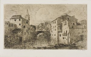 St.-Jean-Pied-de-Port af Odilon Redon